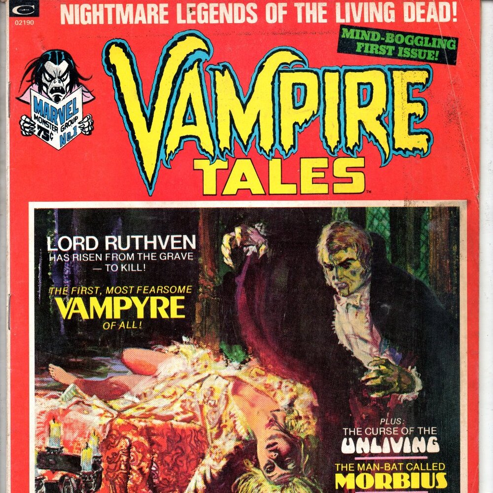 Vampire Tales #1 FN- Everett! Pablo Marcos! 5th MORBIUS! 1973 Marvel Comics